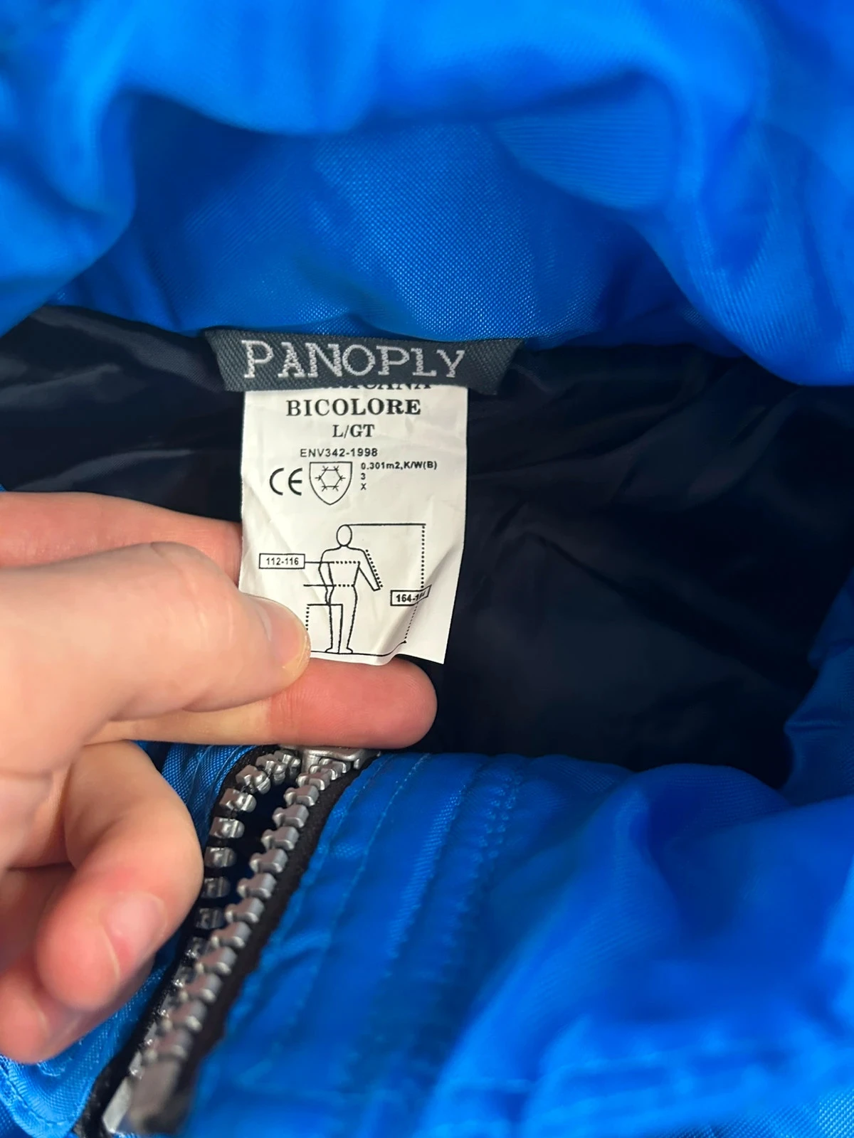 Blauw marine waterdichte mantelvest panoply #90 – photo 8